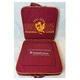 University of Minnesota Womans Hockey Ridder Arena Inaugural Season Seat Cushions, Chimes and Hockey Goalie Plush