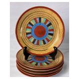 Thousand Faces Hand Painted Chikaramachi Japanese Tea Set