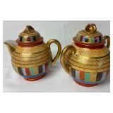 Thousand Faces Hand Painted Chikaramachi Japanese Tea Set