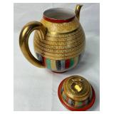 Thousand Faces Hand Painted Chikaramachi Japanese Tea Set