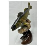 Rapala First Edition Sculpture - Shorelunch Anglers Trophy Series plus framed 8.5" x 6.5" 3 Lure Set