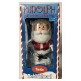 Rudolph the Red Nosed Reindeer Humble Bumble & Friends Set plus Santa Bobblehead, Rudolph Monopoly and Santa & Hermey Mugs