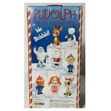 Rudolph the Red Nosed Reindeer Humble Bumble & Friends Set plus Santa Bobblehead, Rudolph Monopoly and Santa & Hermey Mugs