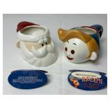 Rudolph the Red Nosed Reindeer Humble Bumble & Friends Set plus Santa Bobblehead, Rudolph Monopoly and Santa & Hermey Mugs
