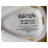 Rudolph the Red Nosed Reindeer Humble Bumble & Friends Set plus Santa Bobblehead, Rudolph Monopoly and Santa & Hermey Mugs