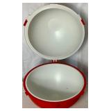 Novelty Fishing Collection - Miller High Life Bobber Cooler 16" High, Blatz Bear Fishes of the Great Lakes 37.25" x 25.25", Rapala Giant Lure 28.5" and The Judge Tournament Rule up to 22"