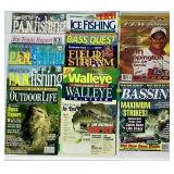 Massive Vintage Fishing Magazine Collection Ranging from 1990-2004