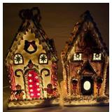 Cracker Barrel Light Up Gingerbread House and Christmas Sweets and Treats House