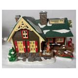 Department 56 Dickens Village Mr. & Mrs. Pickle Cottage, Heritage Village One Horse Open Sleigh, Snow Village Turn of the Century House and Snow Village