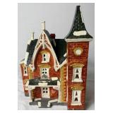 Department 56 Dickens Village Mr. & Mrs. Pickle Cottage, Heritage Village One Horse Open Sleigh, Snow Village Turn of the Century House and Snow Village