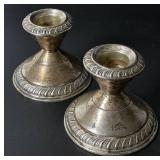 Sterling Silver Bundle - Sterling Silver Bowl and Weighted Sterling Silver Candleholders