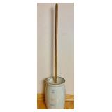 Antique Red Wing Union 2 gallon Stoneware Butter Churn with Lid and Wooden Dasher