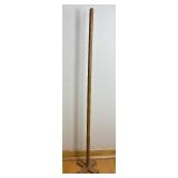 Antique Red Wing Union 2 gallon Stoneware Butter Churn with Lid and Wooden Dasher