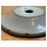 Antique Red Wing Union 2 gallon Stoneware Butter Churn with Lid and Wooden Dasher