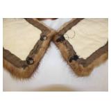 Vintage Stole Shaw wrap and hat