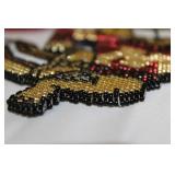 Hand Beadwork Medallion and Neckles