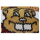 Hand Beadwork Medallion and Neckles