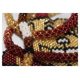 Hand Beadwork Medallion and Neckles