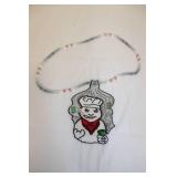 Hand Beadwork Medallion and Neckles