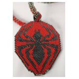 Hand Beadwork Medallion and Neckles