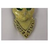 Vintage cat Brooch