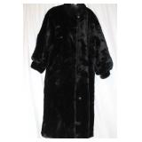 Black Faux Fur Coat