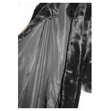 Black Faux Fur Coat