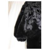 Black Faux Fur Coat