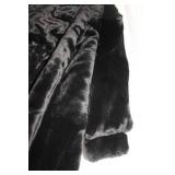Black Faux Fur Coat