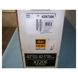 Sony 43" 4K HDR Ultra HD (UHD) SMART LED TV / Television KD-43X720E with Remote Control and Stand