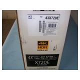 Sony 43" 4K HDR Ultra HD (UHD) SMART LED TV / Television KD-43X720E with Remote Control and Stand