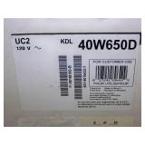 Sony 40" Full HD LED Backlit LCD SMART TV / Television KD-40W650D with Remote Control and Stand