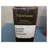 (2) ViewSonic VA2055Sa (VS16162) 20" 1080p LED Computer / PC Monitors