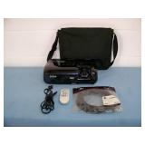 Epson EX70 (H285A) 3LCD 16:10 (WXGA) Projector with Remote, Cables and Bag