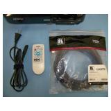 Epson EX70 (H285A) 3LCD 16:10 (WXGA) Projector with Remote, Cables and Bag