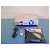 Epson PowerLite 1945W WXGA 3LCD Projector / Projection System with Remote Control