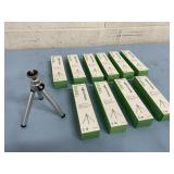 (10) Aluminum Allow 360-Degree Adjustable Ultra Portable Mini Tripod Supports - NEW IN BOX