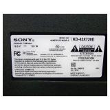 Sony 43" 4K HDR Ultra HD (UHD) SMART LED TV / Television KD-43X720E with Remote Control and Stand