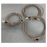 (3) HDMI to USB-C High Performance Cables