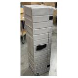 Hard-Sided Large Portable Plastic Storage / Travel Case - 48" x 14" x 13" Overall Dimensions