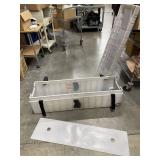 Hard-Sided Large Portable Plastic Storage / Travel Case - 48" x 14" x 13" Overall Dimensions