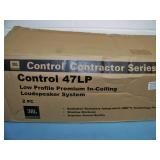 JBL Control 47LP 150W 6.5-inch Passive 2-Way 70V/100V Ceiling Loudspeakers with Backcans, Grilles, Ceiling Tile Bridges