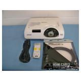 Epson PowerLite 535W WXGA 3LCD Short Throw Projector with Remote Control