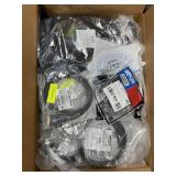 Lot of Nearly 60 Pounds lbs of NEW Miscellaneous Audio Video Computer Cables - 4 Boxes