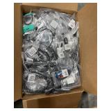 Lot of Nearly 60 Pounds lbs of NEW Miscellaneous Audio Video Computer Cables - 4 Boxes