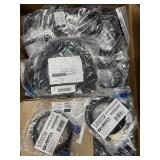Lot of Nearly 60 Pounds lbs of NEW Miscellaneous Audio Video Computer Cables - 4 Boxes