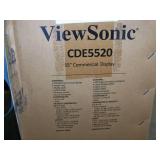 55" ViewSonic CDE5520 4K Ultra HD (UHD) Commercial Display / Monitor with Remote Control