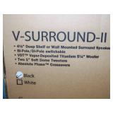 (2) Phase Technologies V-Surround-II 2-Way Switchable Bipole/Dipole Surround Speakers - NEW IN BOX