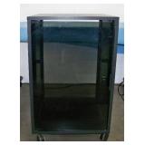 Audio / Video Equipment Rack on Lockable Wheels