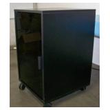 Audio / Video Equipment Rack on Lockable Wheels